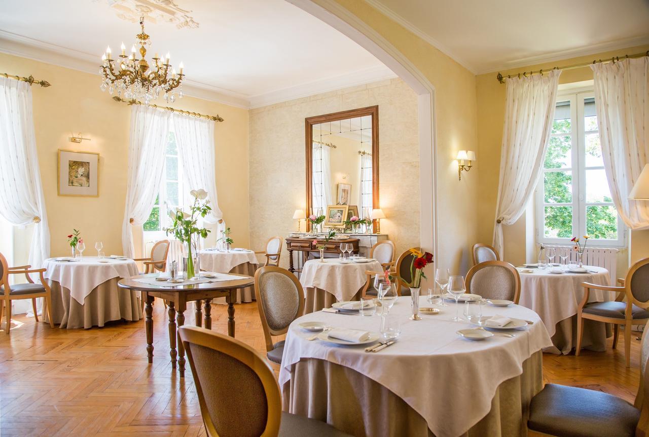 Logis Hotel Restaurant Chateau Bellevue Cazaubon Exterior foto