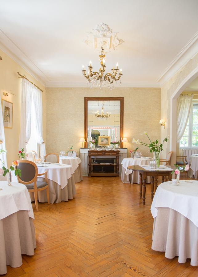 Logis Hotel Restaurant Chateau Bellevue Cazaubon Exterior foto